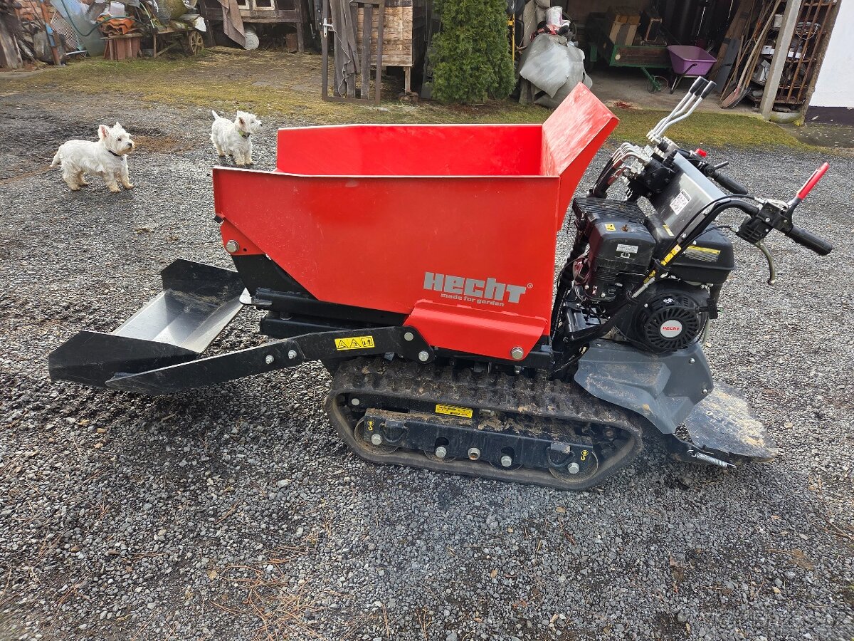 Pásový dumper HECHT 2960, zánovní v záruce - 5