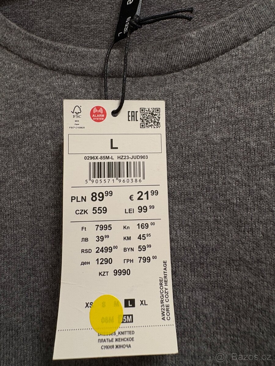 Šaty teplejší s kapsami - 5