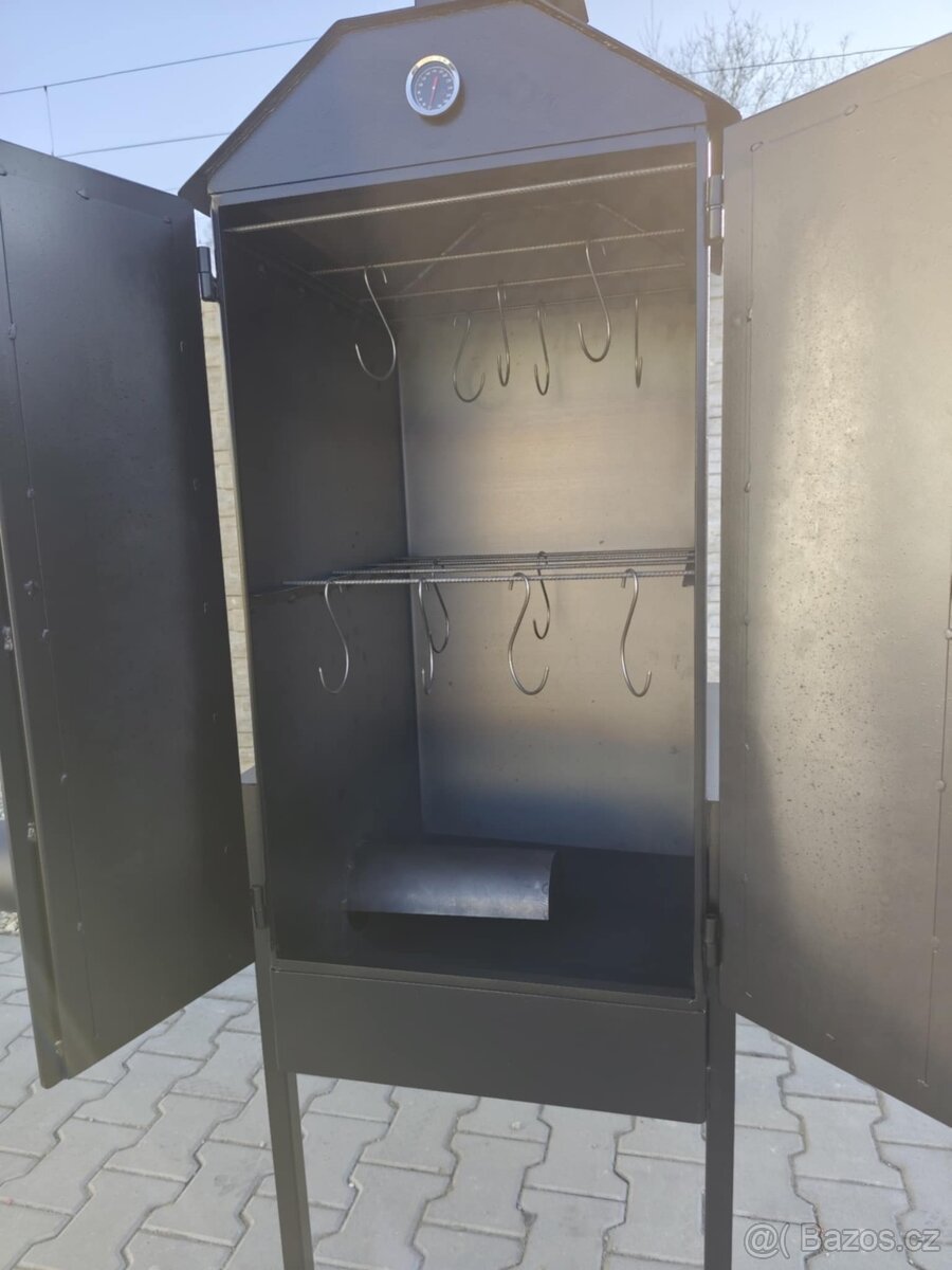 Kovová zahradní udírna XL - 5