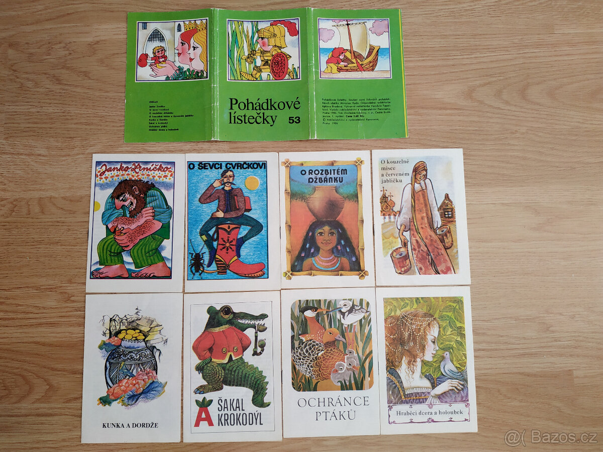 Retro Pohádkové lístečky + edice Korálky r. 1949 - 5