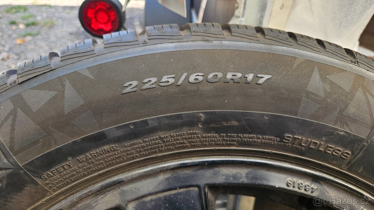 Zimní Sada Alu 5x114.3 225/60 R17 Nexen - 5