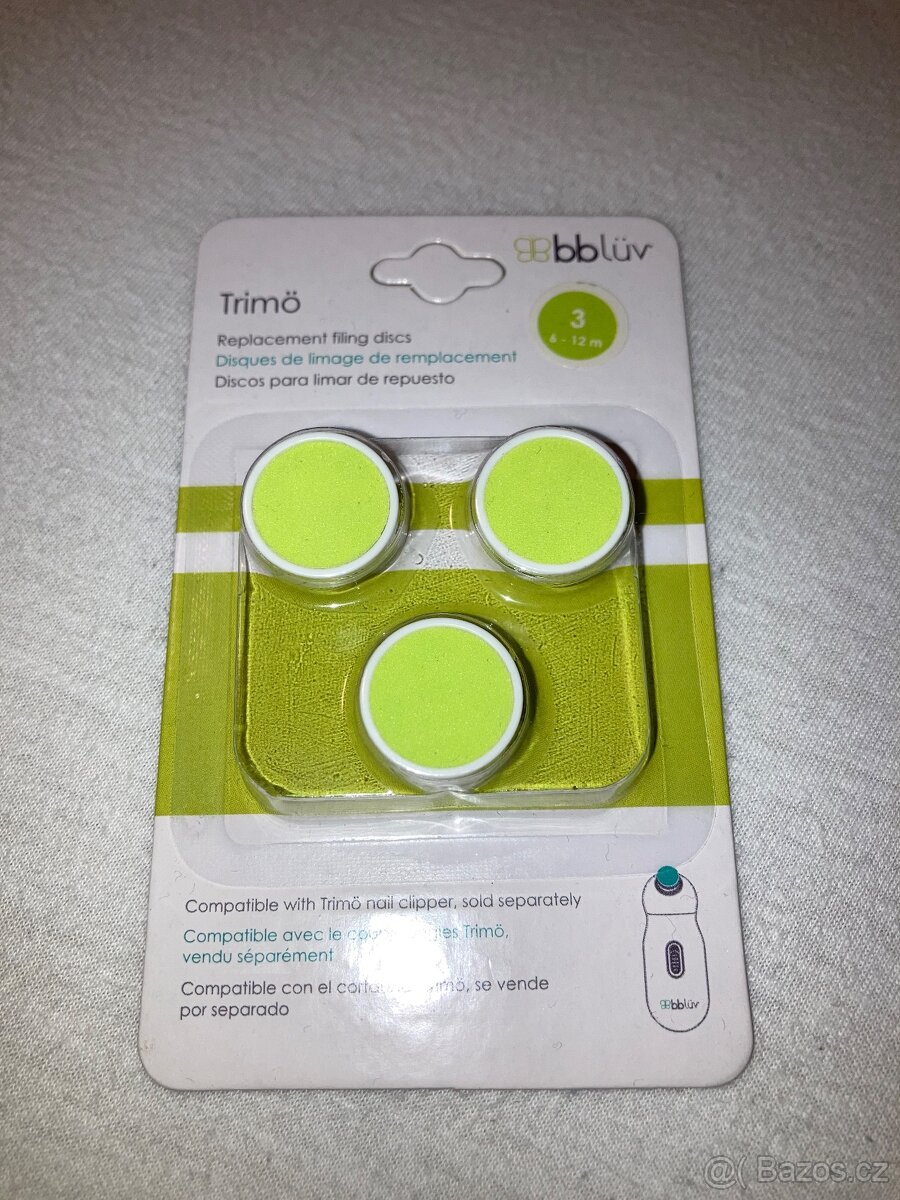 Elektrický dětský pilníček na nehty Bbluv Trimo + nástavce - 5