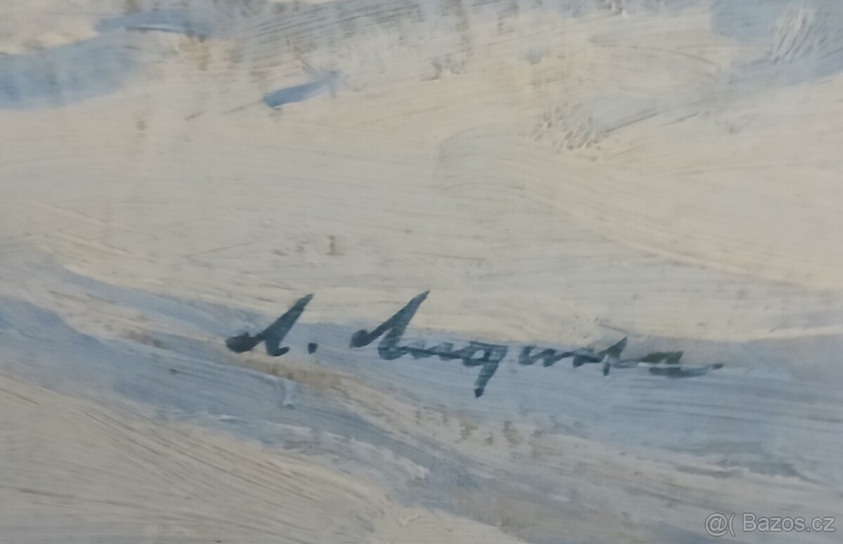 Antonín Augusta - Zima na samotě- Obraz - 5
