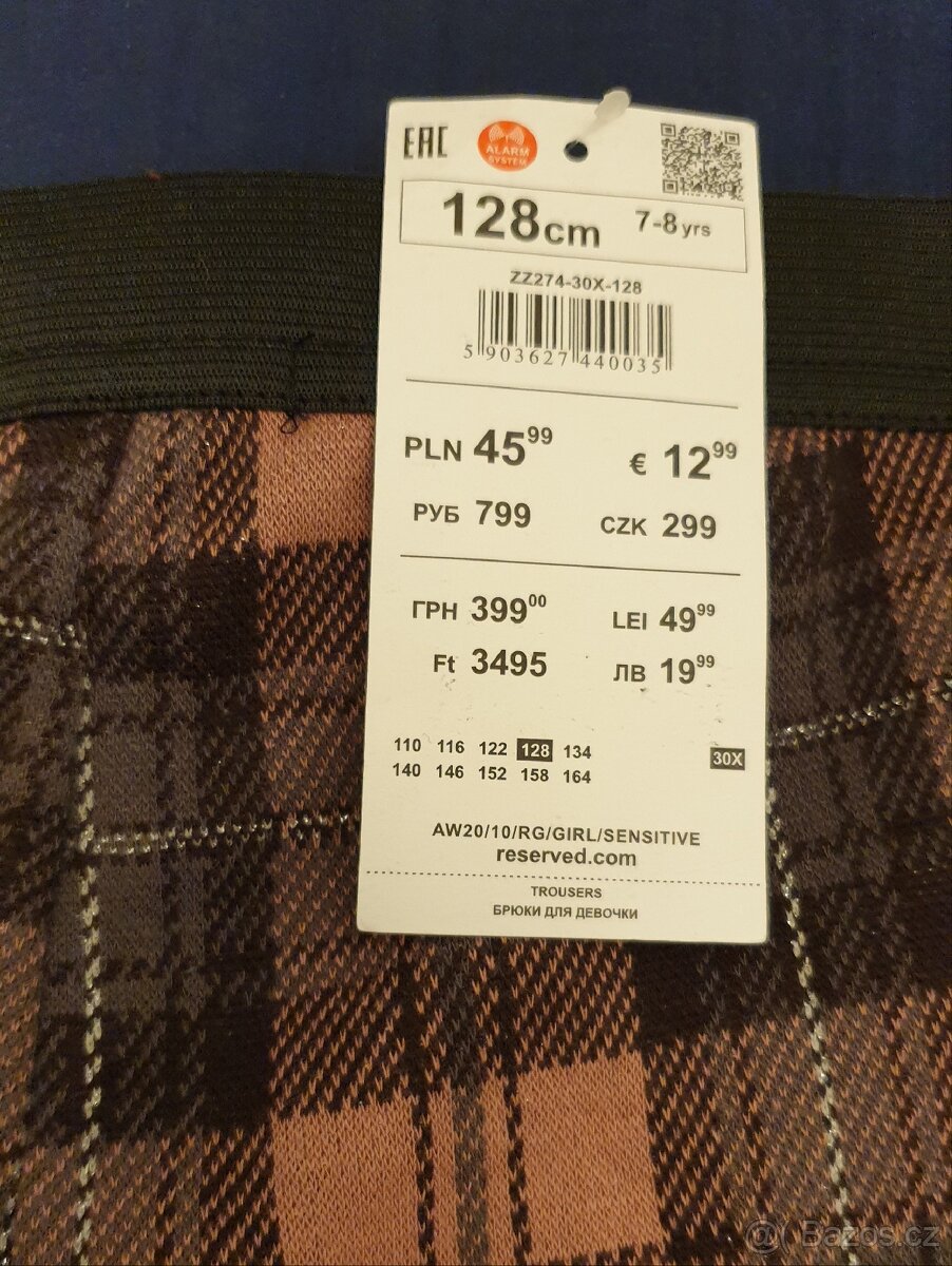 3x kalhoty vel. 128 let - 5