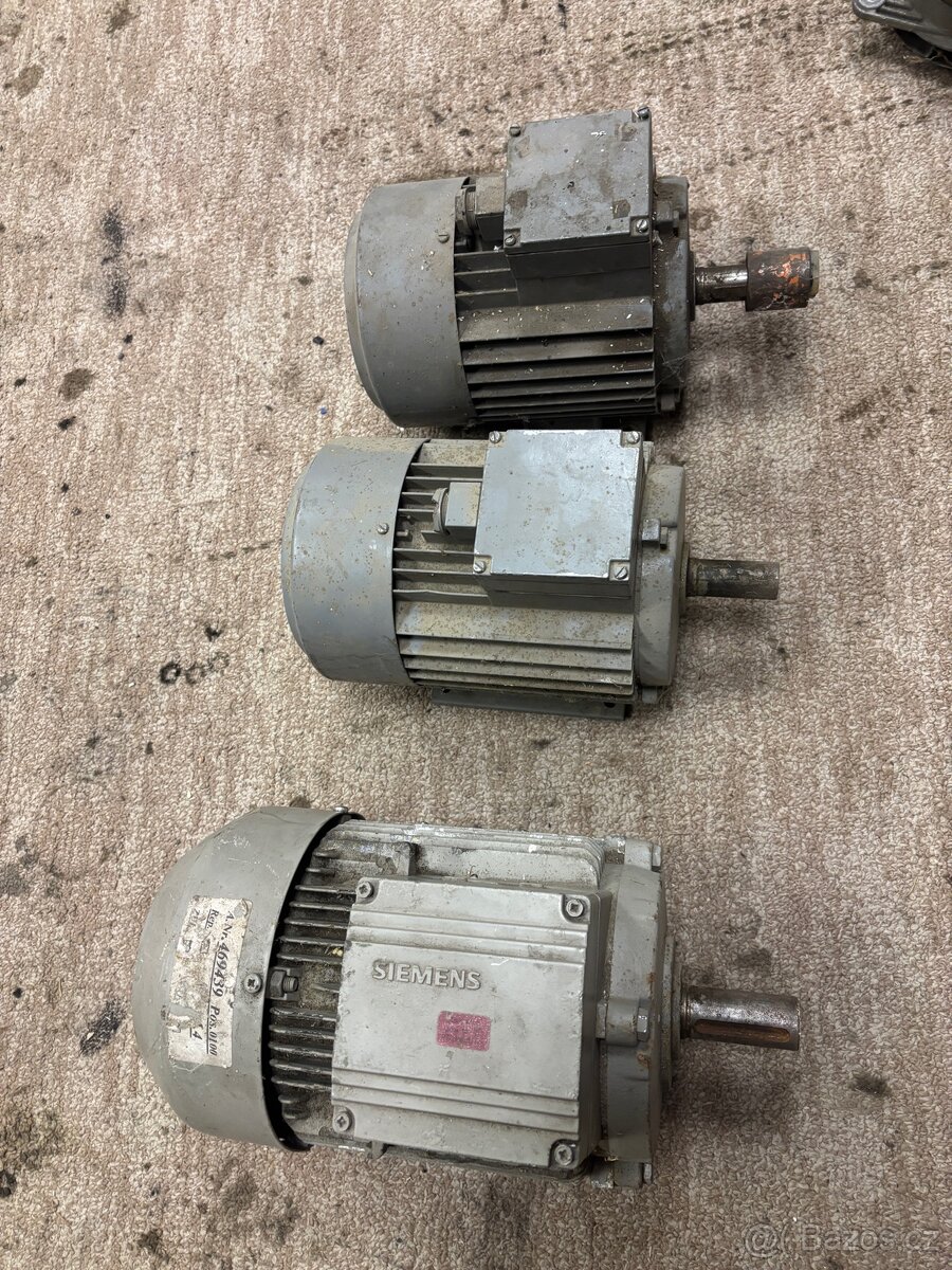 elektromotory 0,55kw,1,5kw a 3kw - 5
