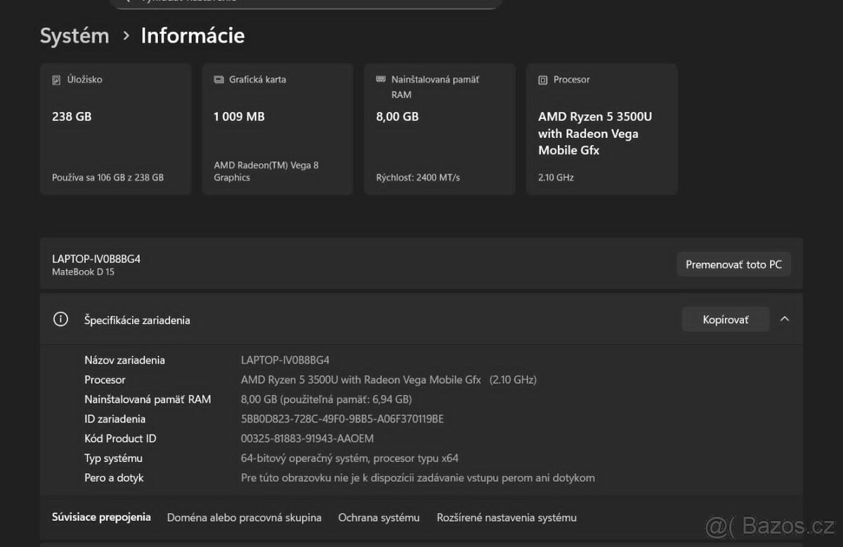 Huawei MateBook D15 - 5