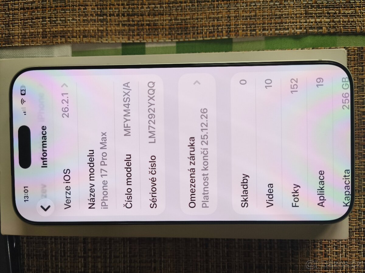 Apple iphone 17 pro max silver 256 - 5