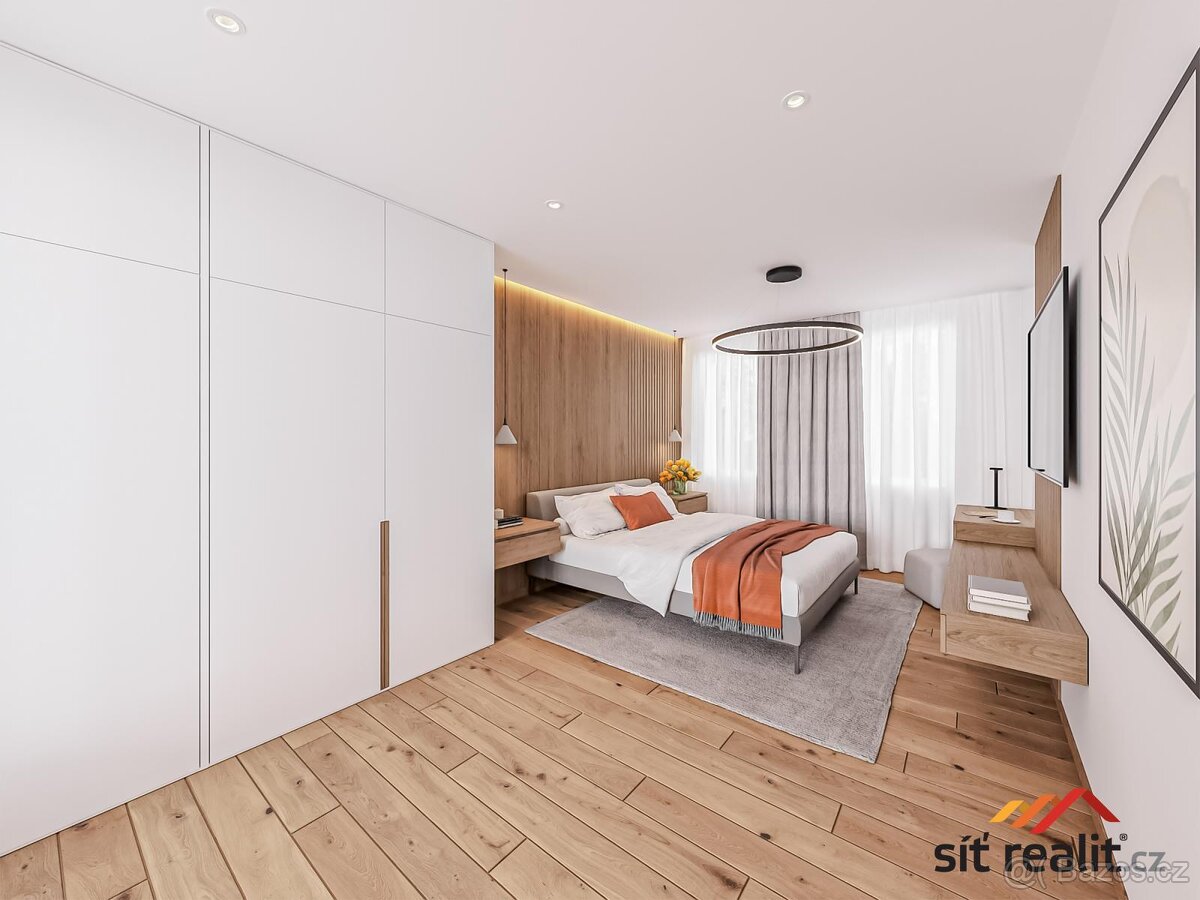 Prodej novostavby bytu 3+kk/T, 116 m2, Praha 9 - Jahodnice, - 5