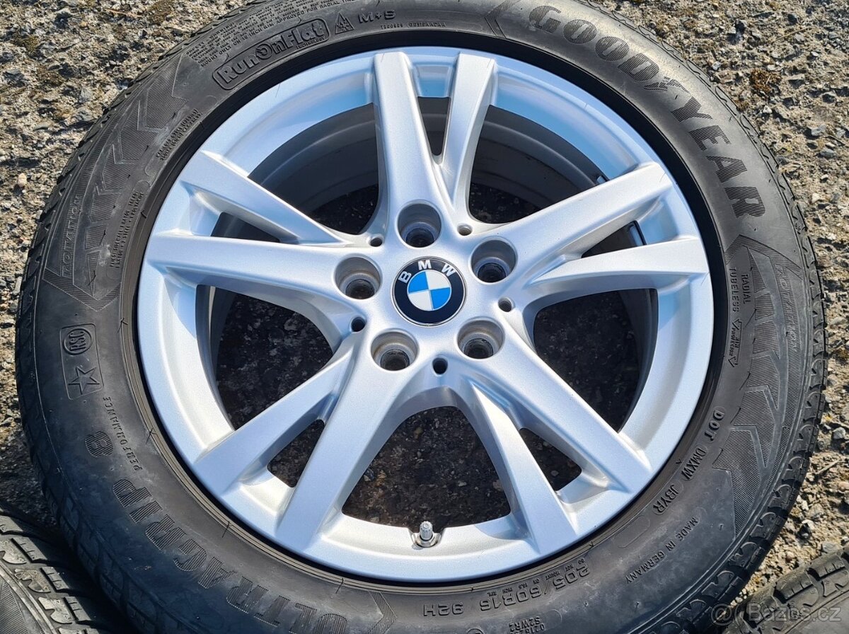 Orig. Alu sada BMW 2 F45 Active, Goodyear 205/60R16, 5mm - 5