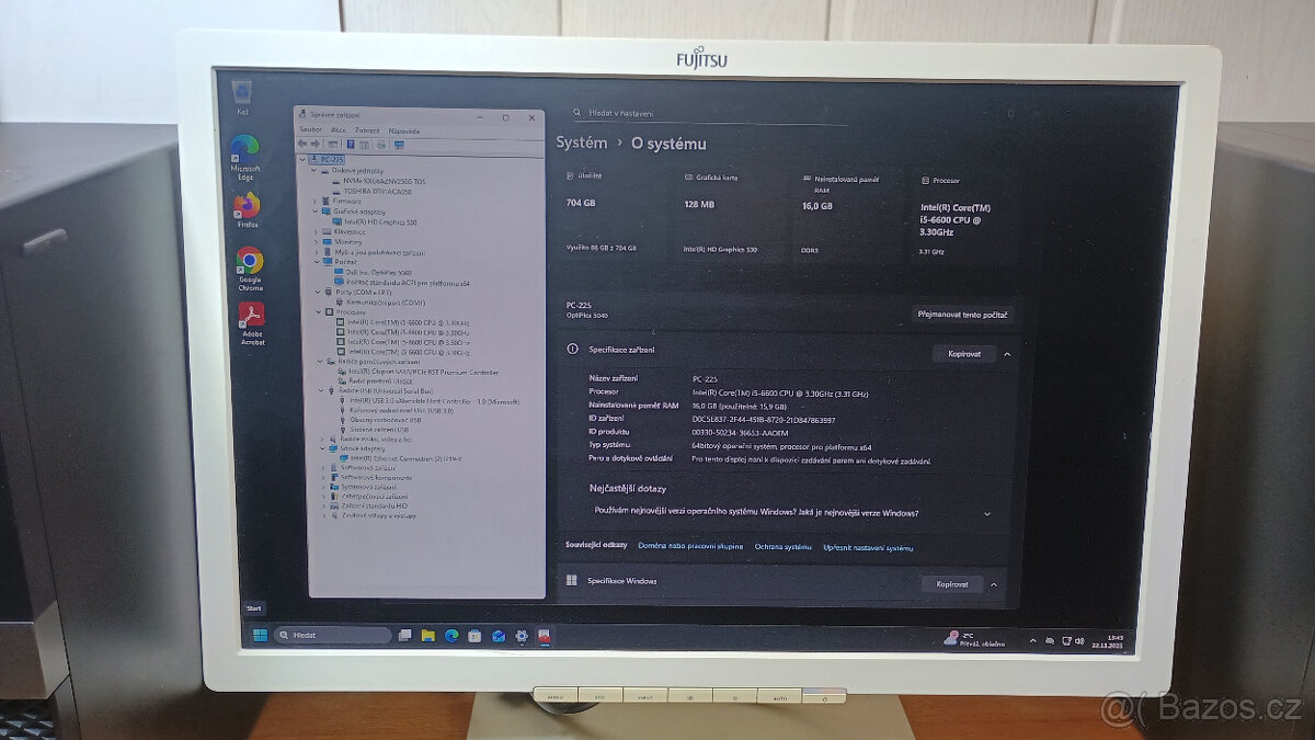 PC#225 počítač Dell Optiplex 5040, Core i5, 16GB, Win 11 - 5