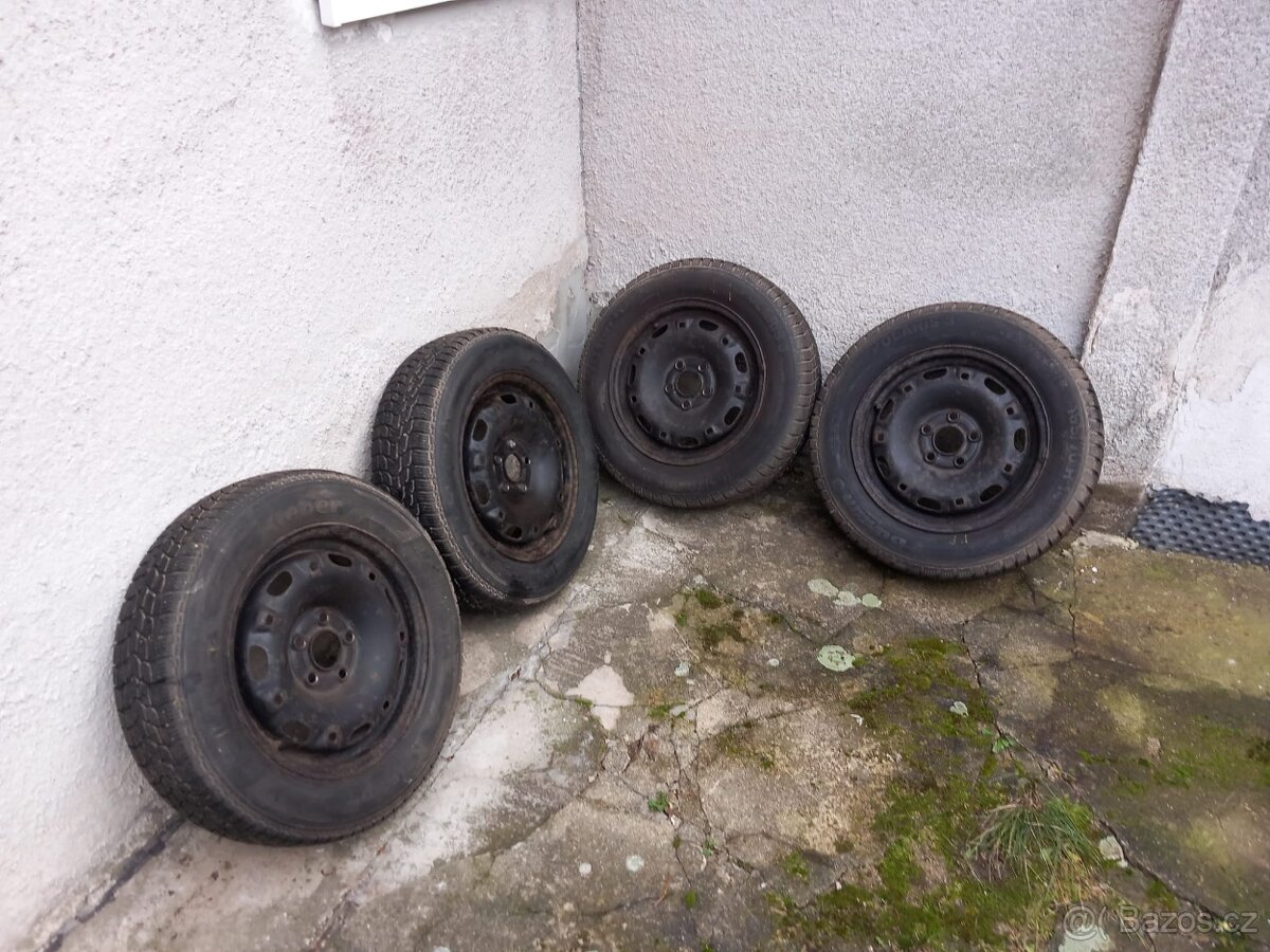 Pneu s disky 165/70 - R14 - 5