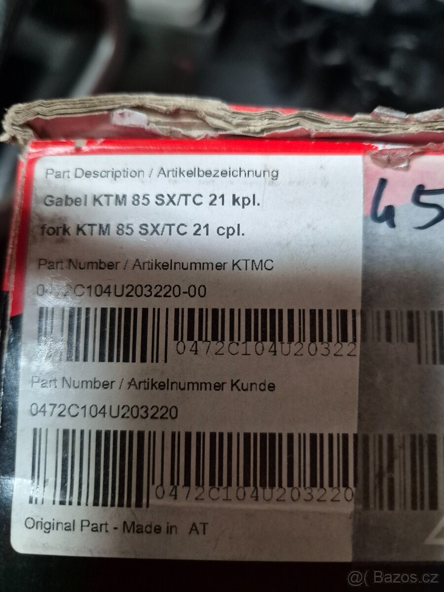 Tlumiče WP XACT - PRO KTM SX 85 - 5