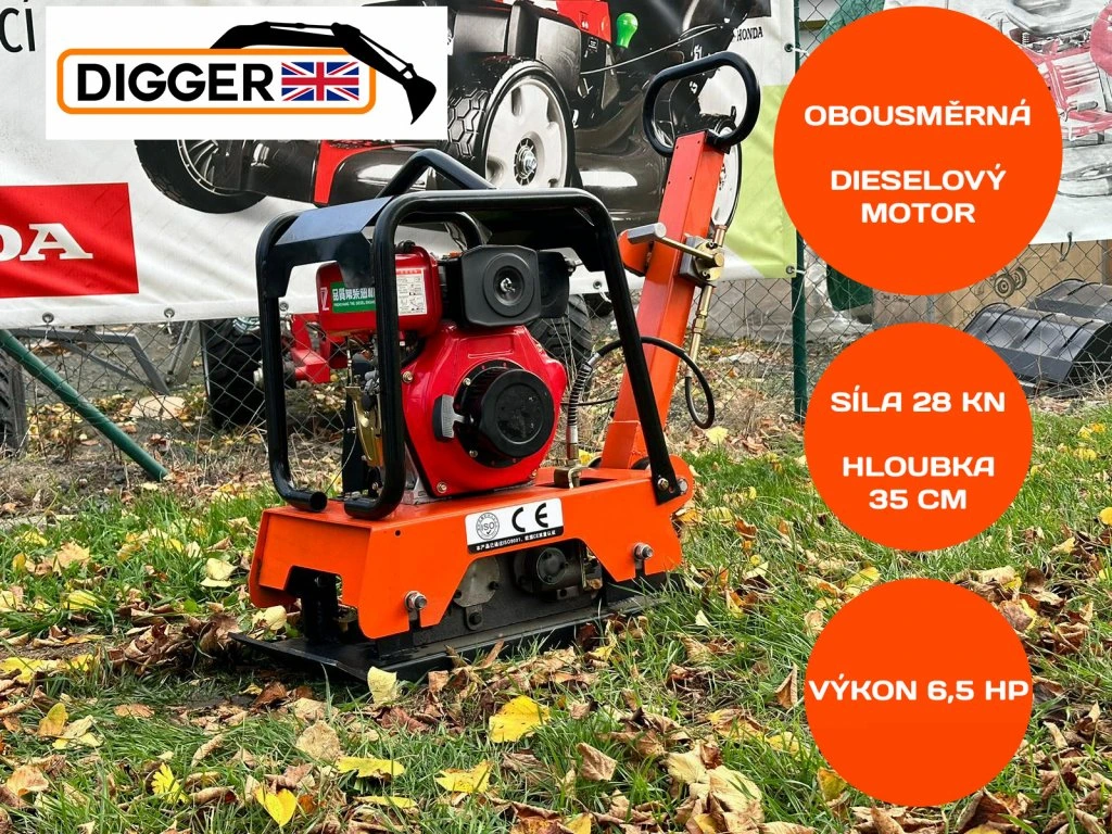 Obousměrná vibrační deska Digger D200 - 5