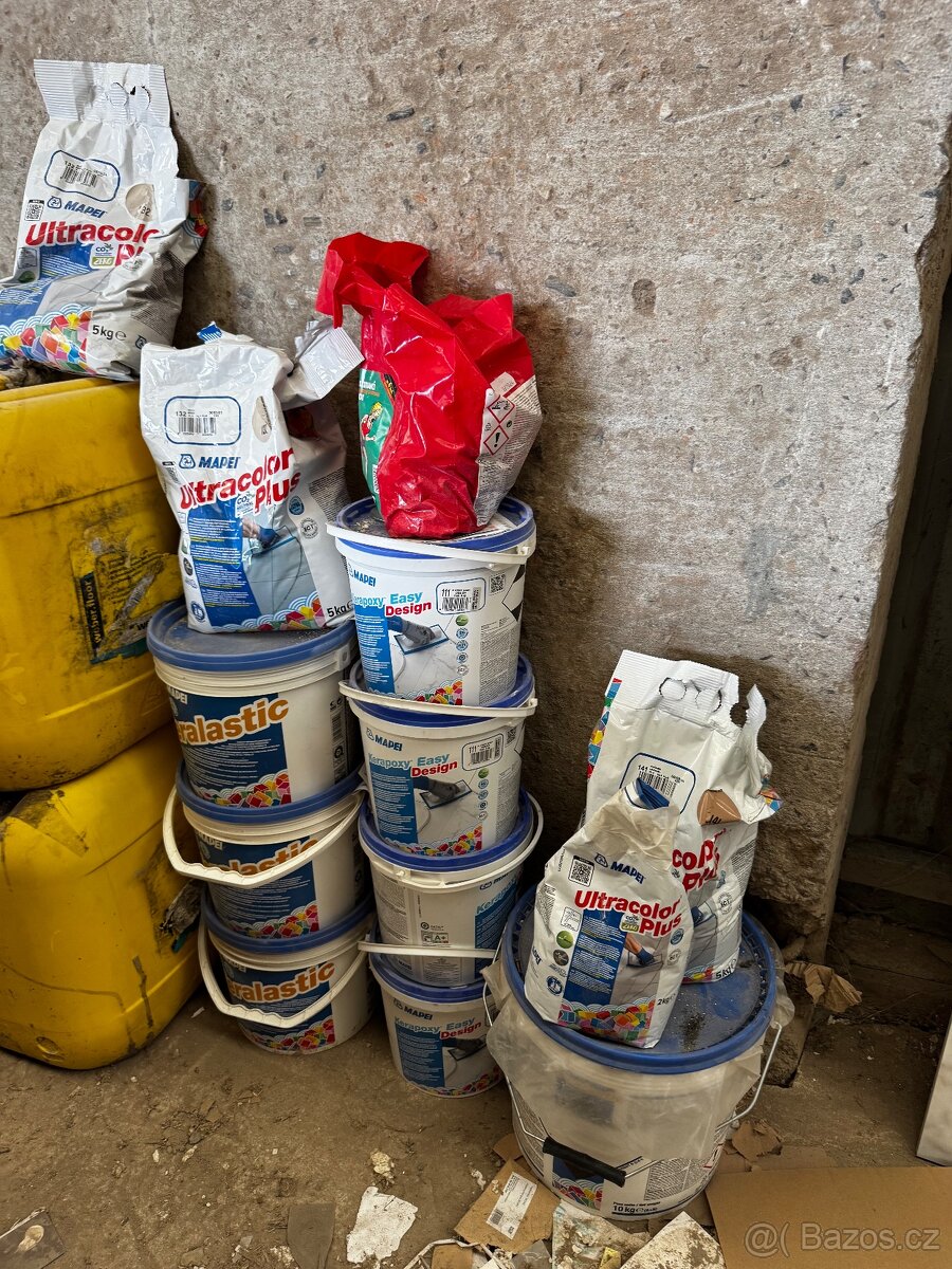 Mix všeho malta dlazdicky lepidla - 5