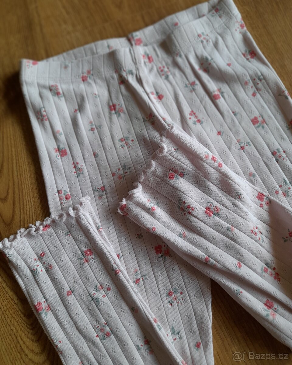 Žebrované bavlněné pyžamo H&M, vel. 98 - 5