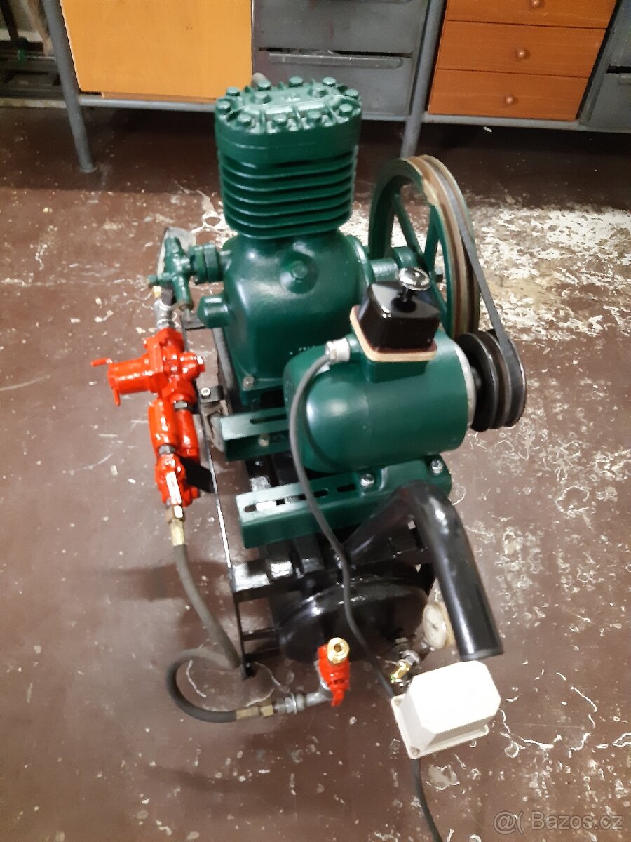 Kompresor, vzduchový, dílenský - vývěva - 5