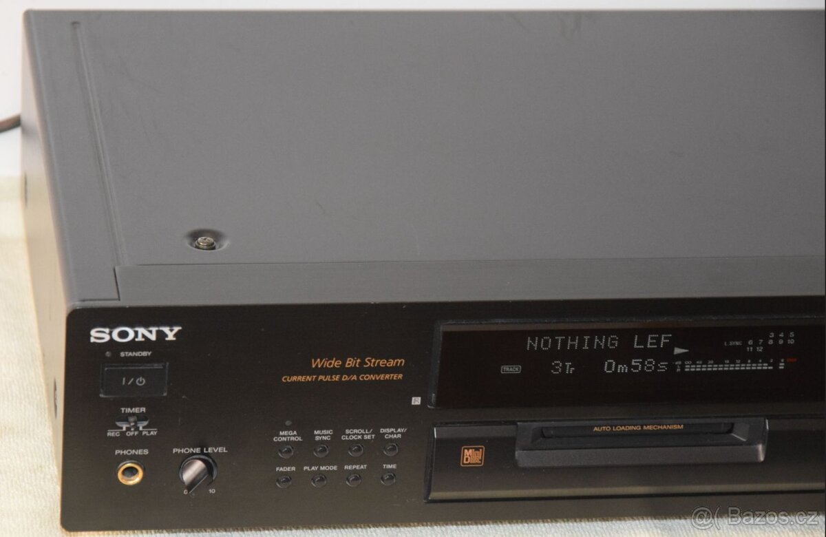 Minidisc SONY MDS-JB 920, DO, manuál, QS řada, MD disky - 5