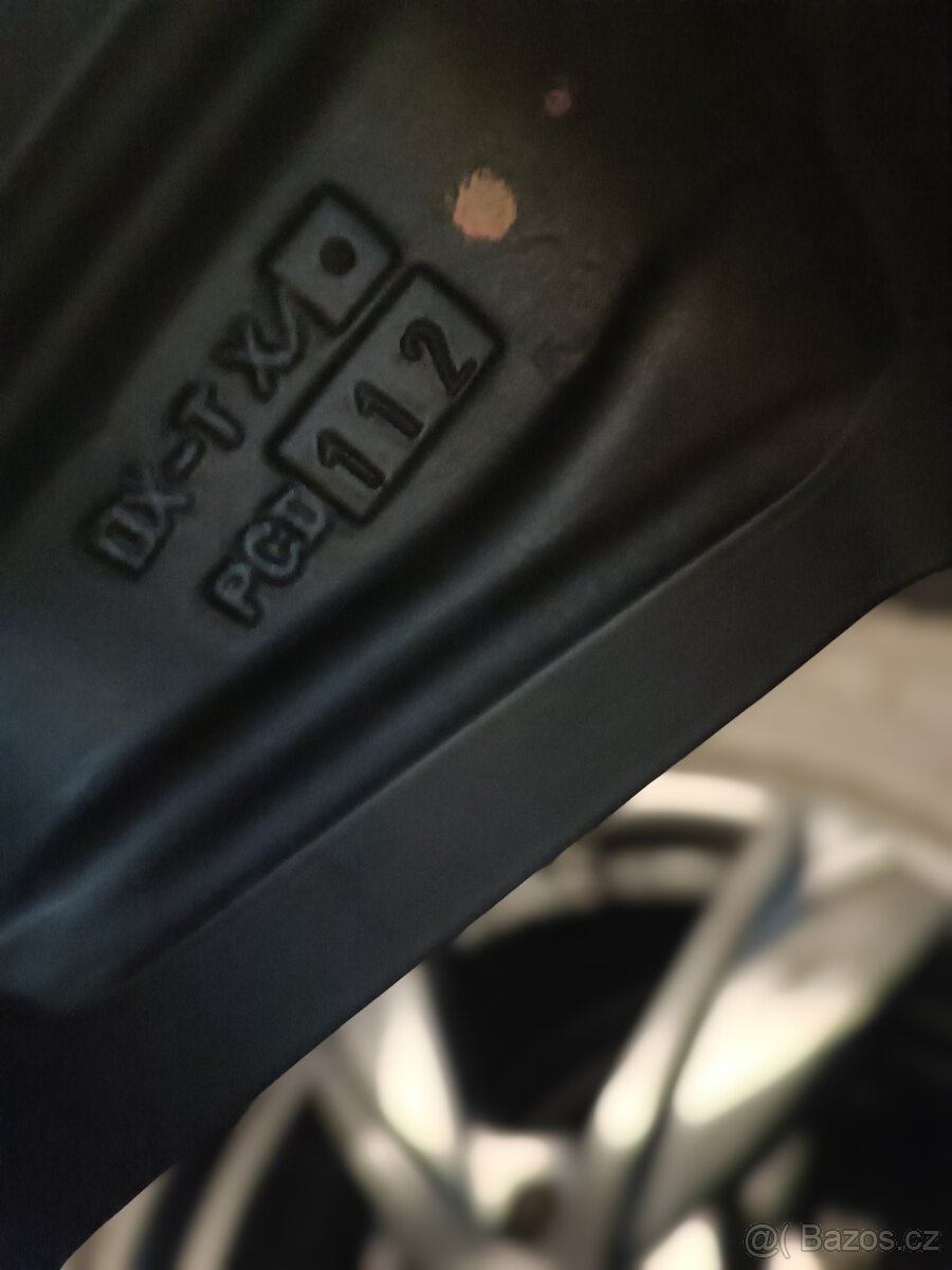 Alu kola 5x112r18 Škoda Kodiaq černý mat - 5