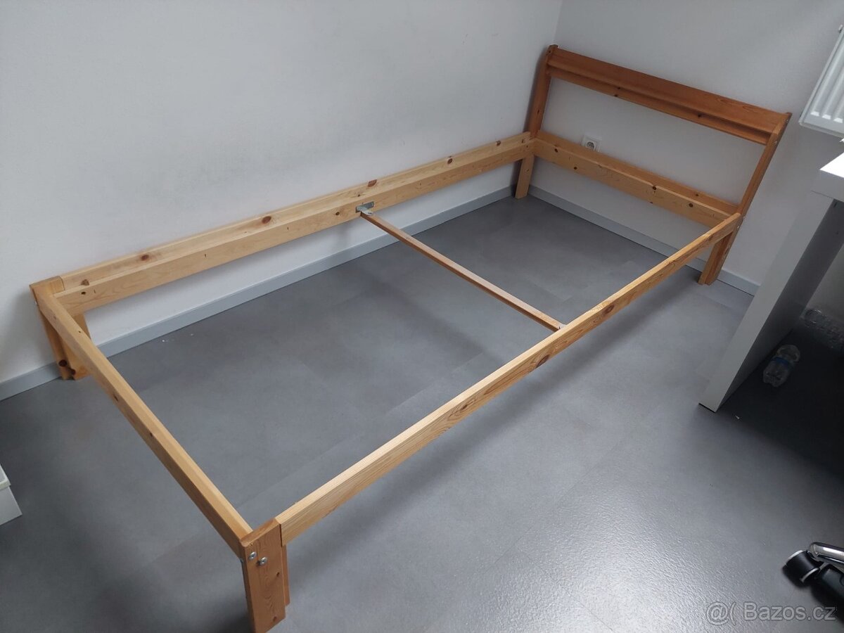 2ks ikea postel vč. roštu - 5