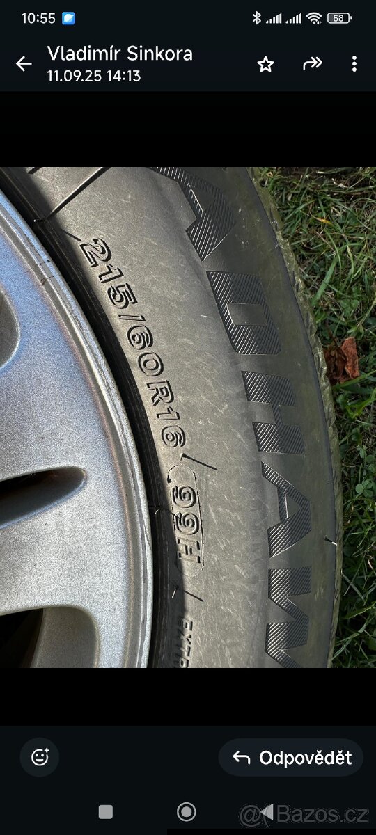 ALU kola Ford 215/60/16 ET50 - 5