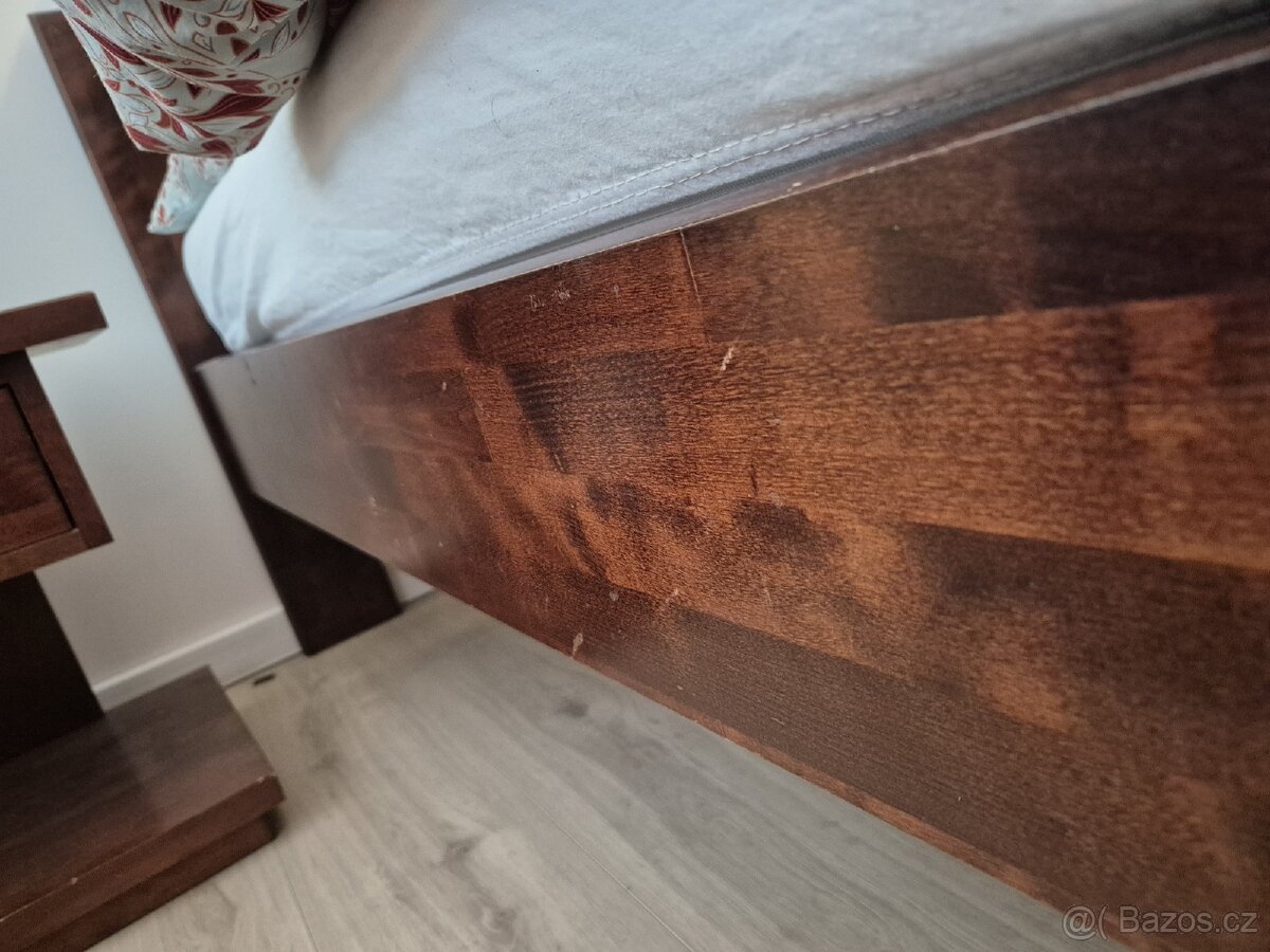 Postel Masiv 180x210cm + rošty - 5