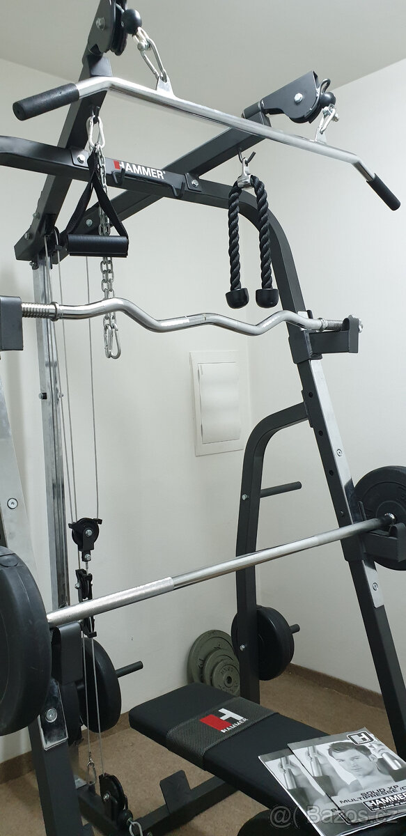 Posilovací lavice HAMMER Solid XP s činkovým setem - 5