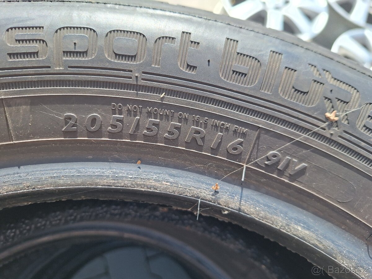 Prodám letní pneu 205/55/16 Dunlop - 5