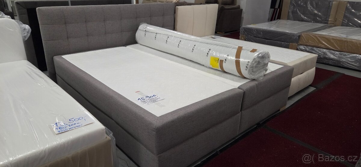 Nová Postel 160/180×200/220cm Boxspringsbett - 5