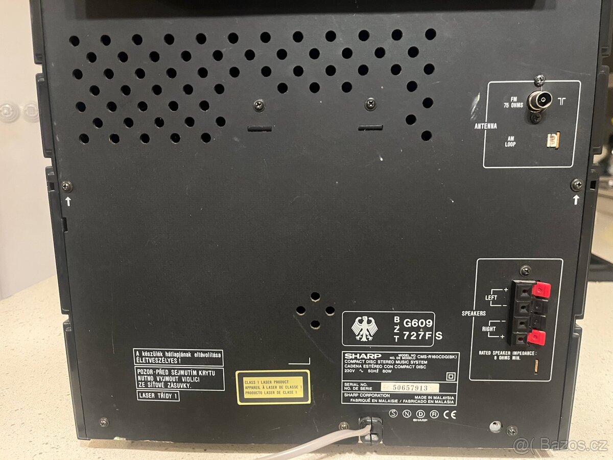 Hifi věž Sharp CMS-R160CDG - 5