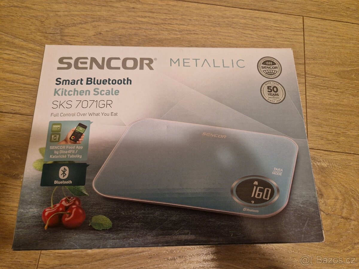 Nová kuchyňská váha Sencor SKS 7071GR s Bluetooth - 5