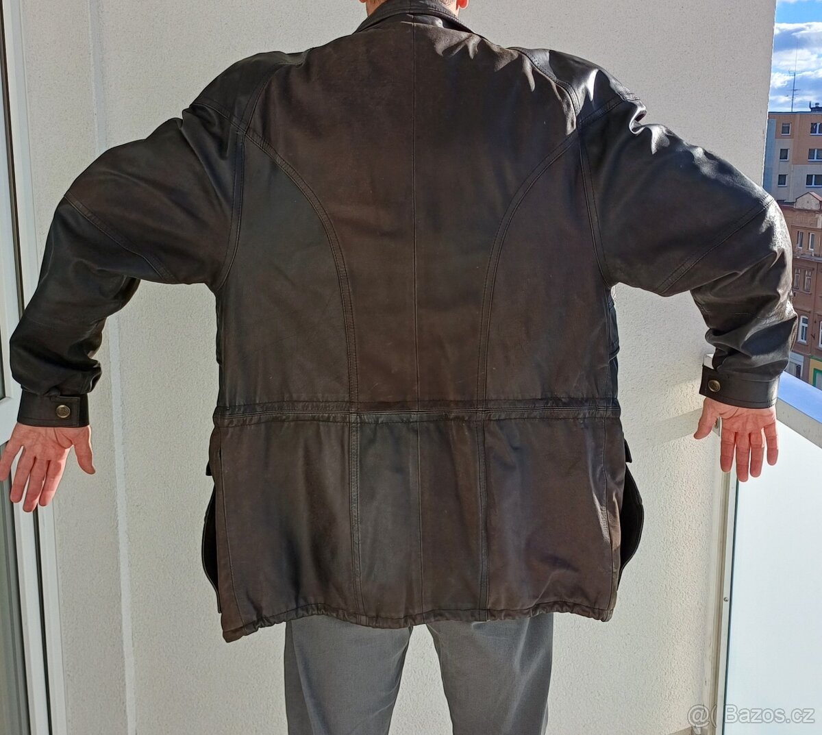 Pánská kožená bunda - 5