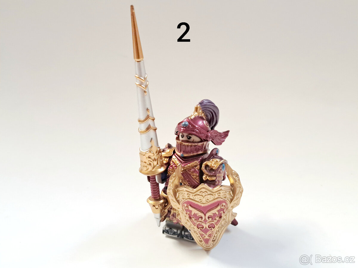 Minifigurky rytíři (6), typ Lego - 5