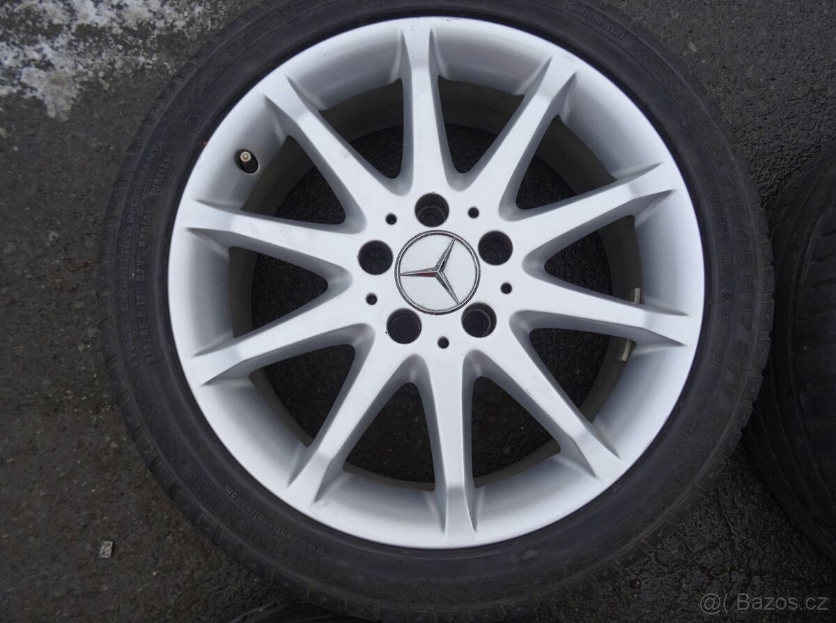 Alu disky origo Mercedes, 17", 5x112,ET 49, letní sada - 5