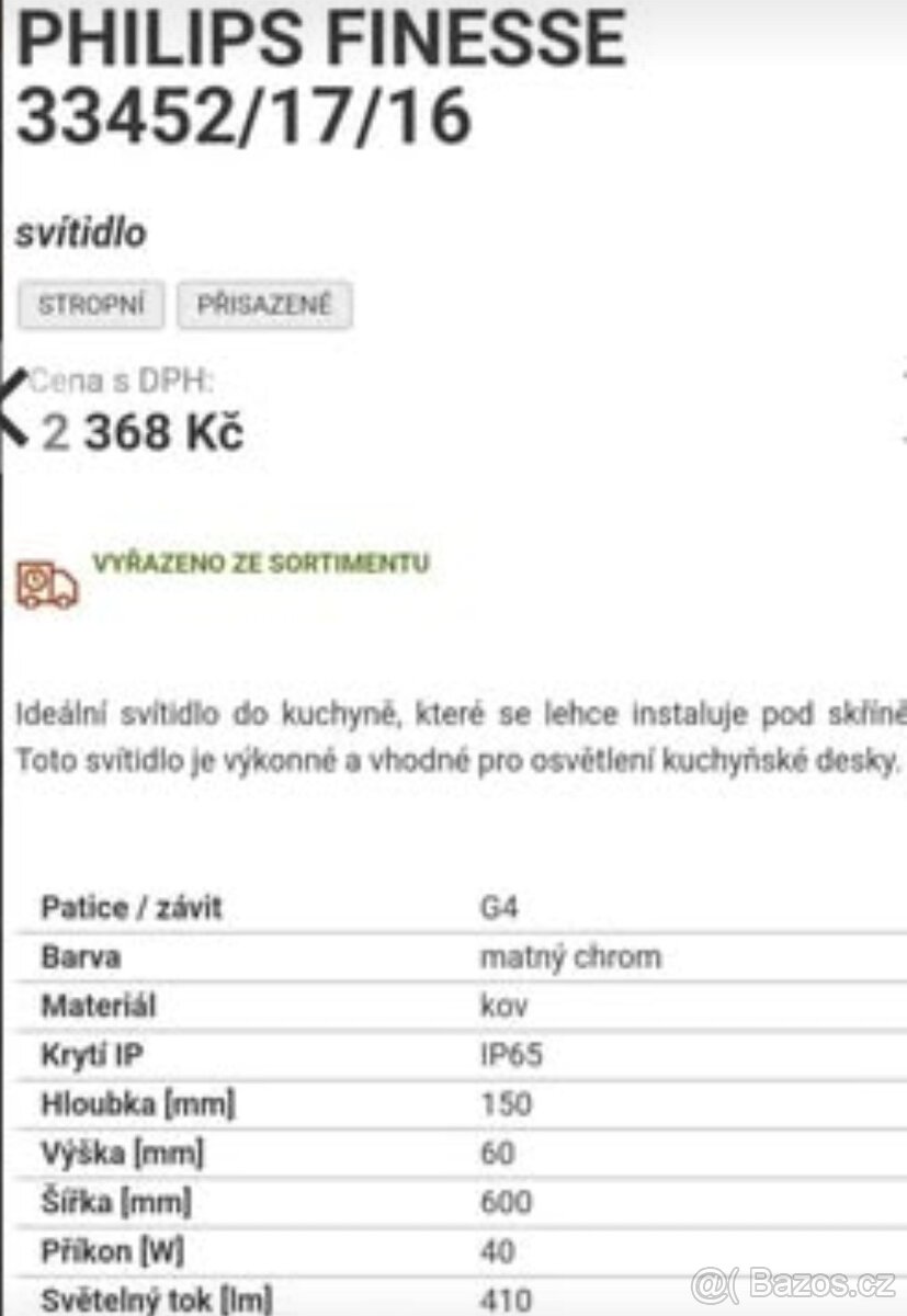 Kuchyňské svítidlo - 5