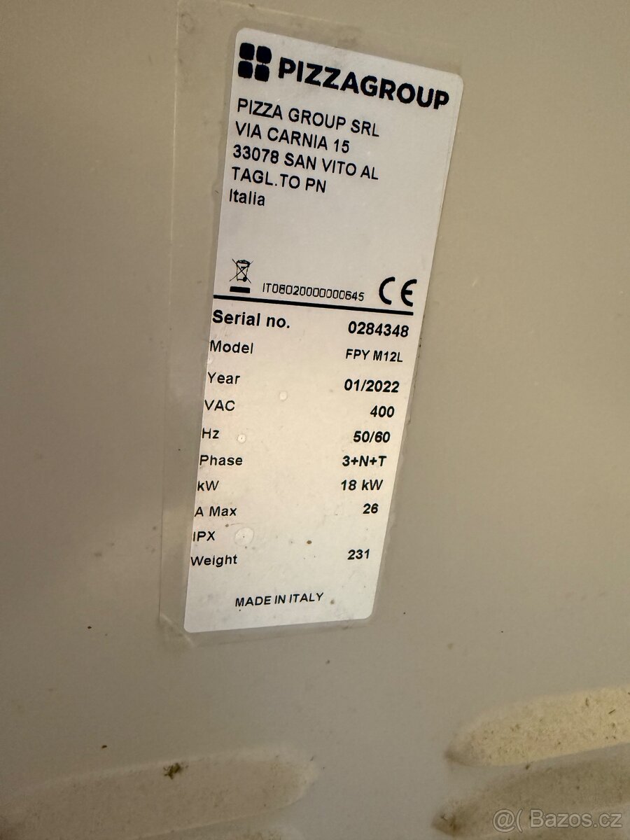 Pizza pec Pyralis M12L, rv. 01/2022 - 5