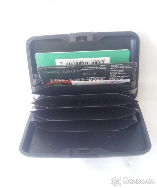 Pouzdro na plat. karty - tvrdé - 5