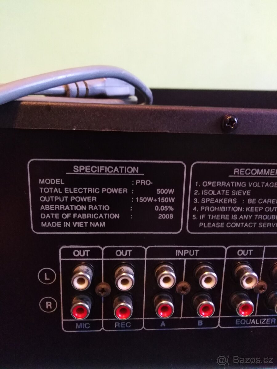 Prodám zesilovač Cavd HQ-88. - 5