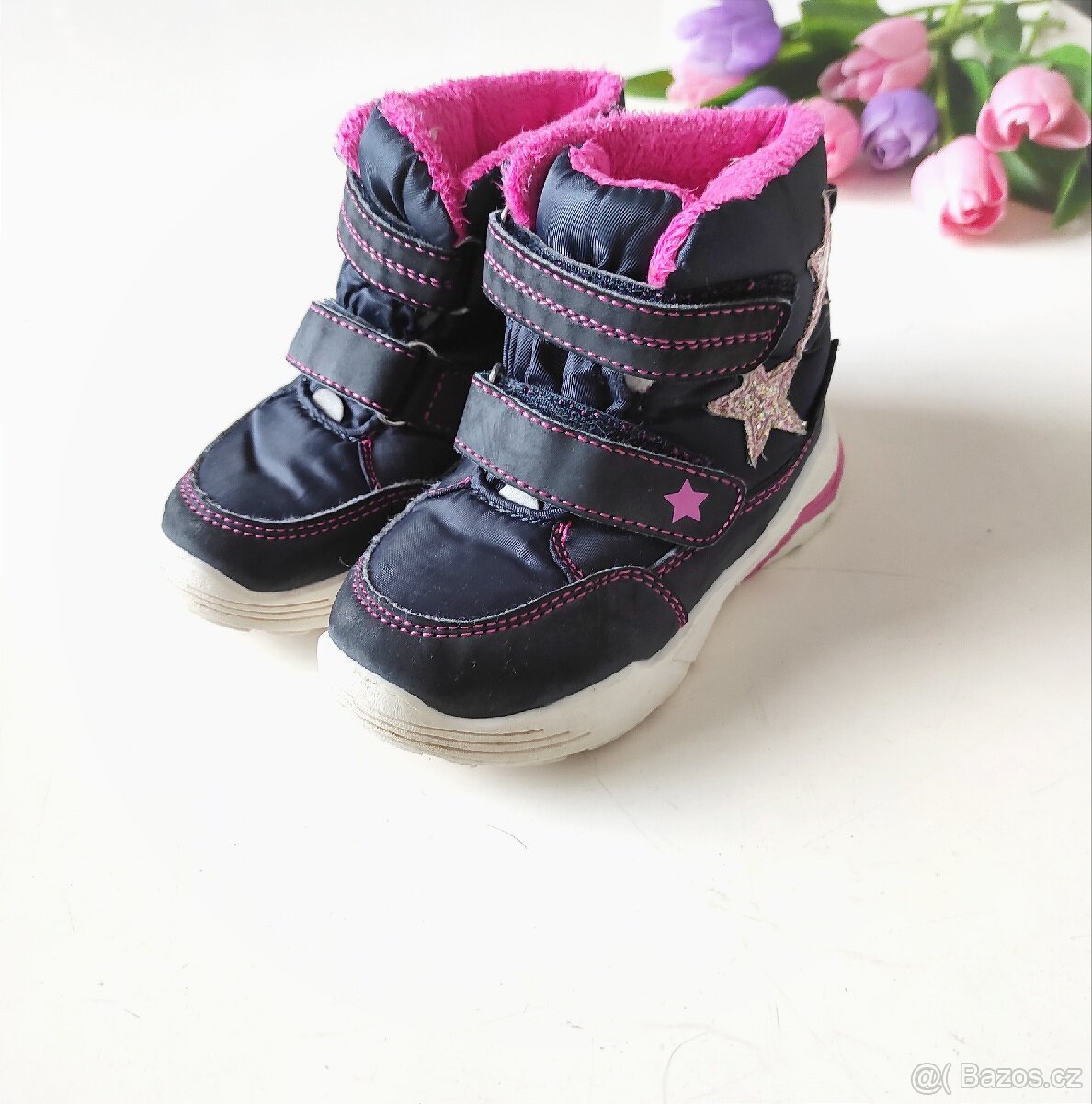 Zimní boty / sněhule pro holčičku velikost 23 - 5