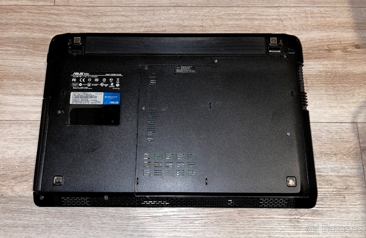 NOTEBOOK ASUS, Model: K52JR, na náhradní díly, bez HDD - 5