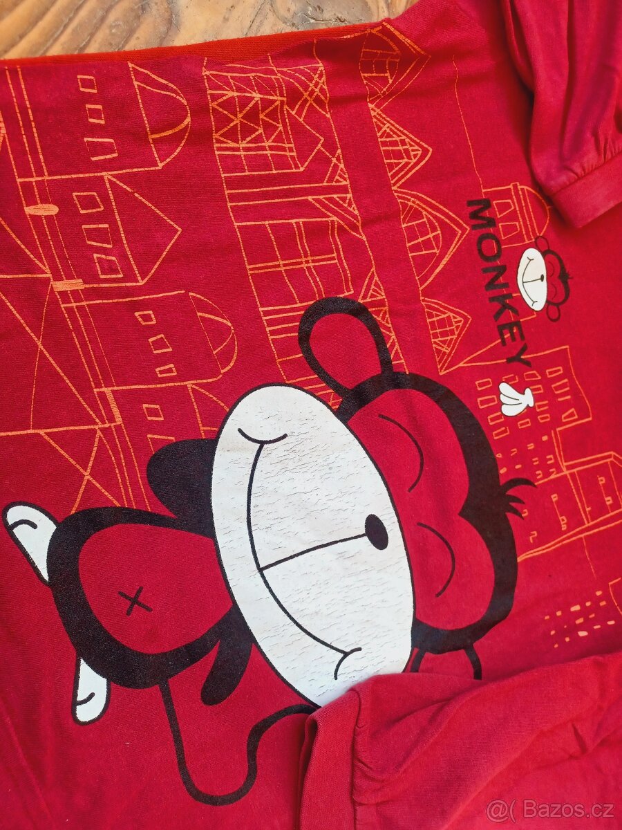 4x Triko dlouhý rukáv 104 - 5