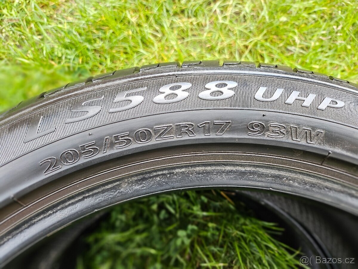 4x Letní pneu Landsail LS588 UHP - 205/50 R17 XL - 90% - 5