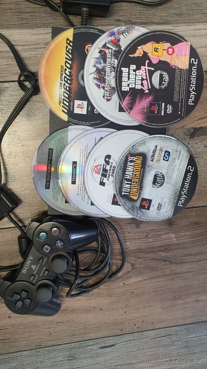 Playstation 2 Slim + 12 her - 5