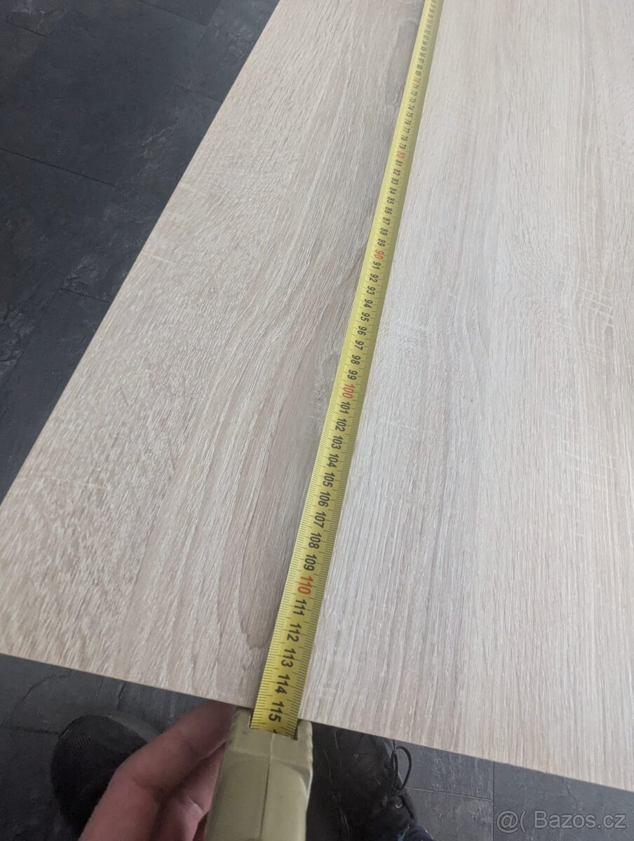 Moderní TV stolek se skleněnou policí (jako nový) - 5