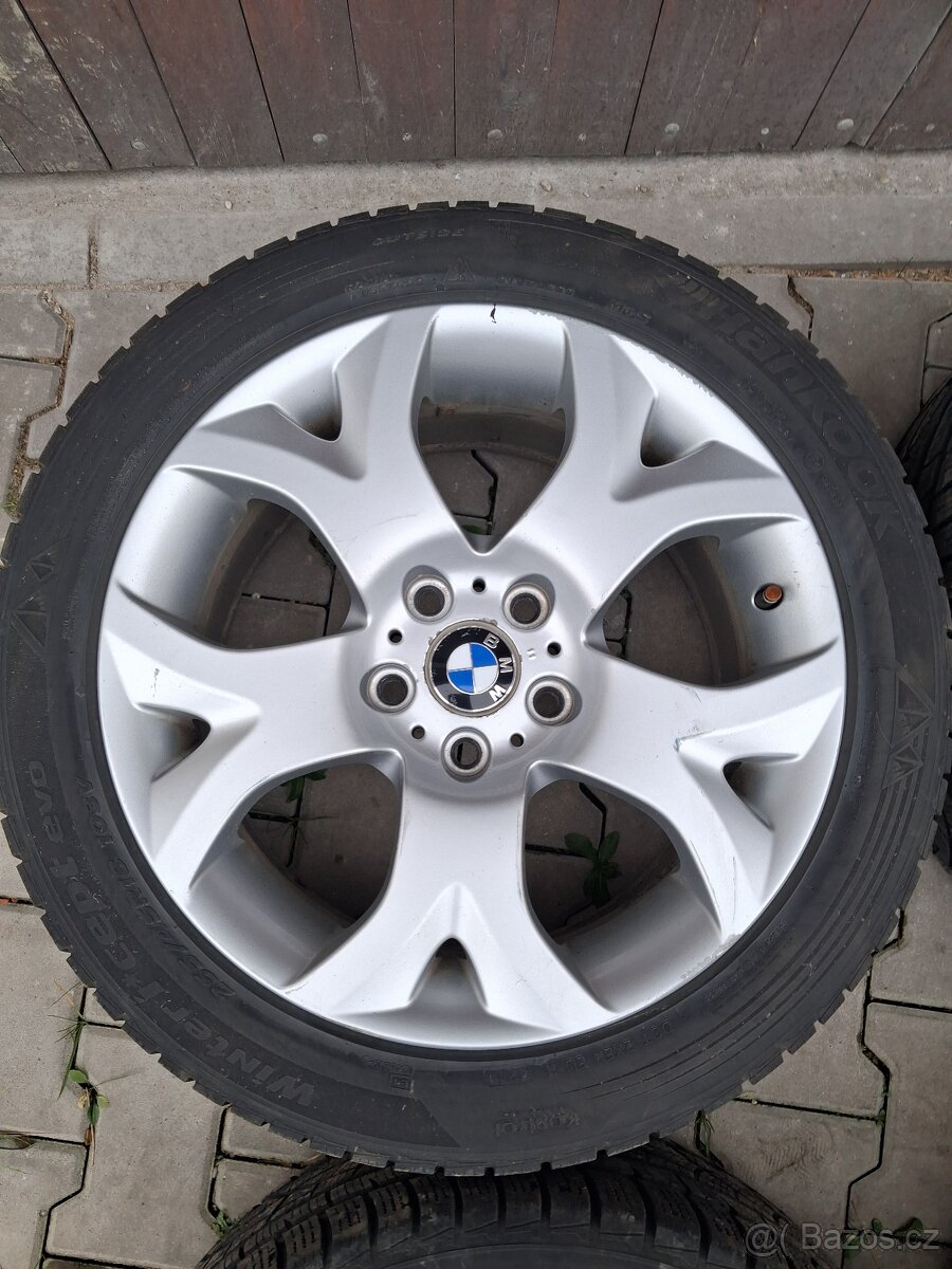 Bmw dvourozměrné kola R18 5x120 + zimní pneu - 5