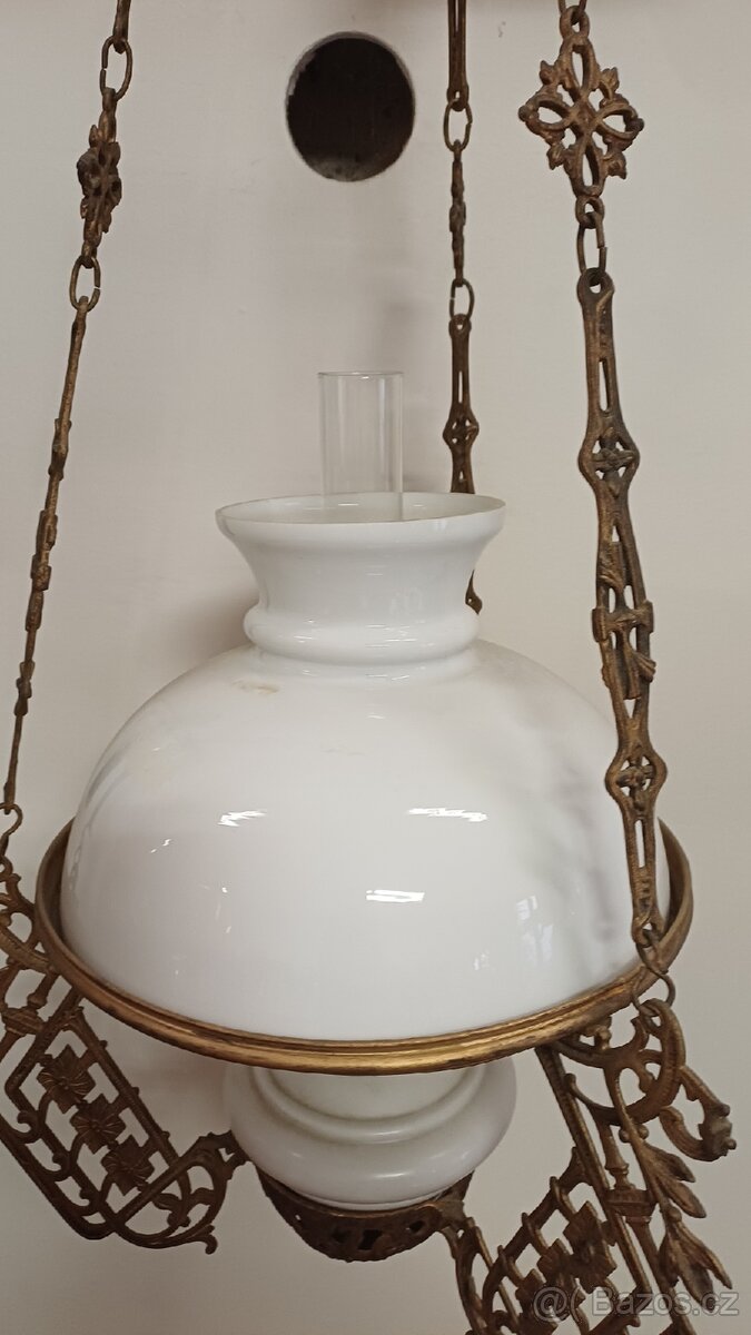 Petrolejová lampa lustry 2 ks - 5