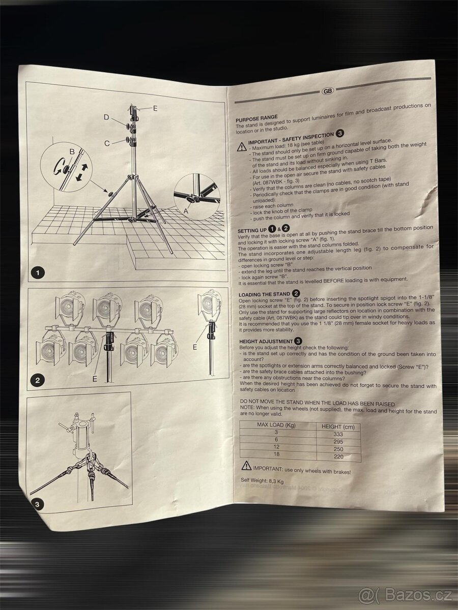 Manfrotto stojan na světla - 5