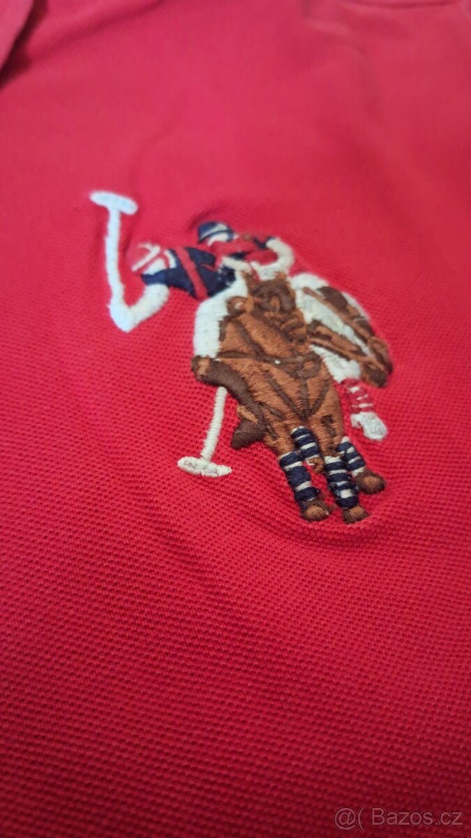 Červené polo tričko Ralph Lauren - 5