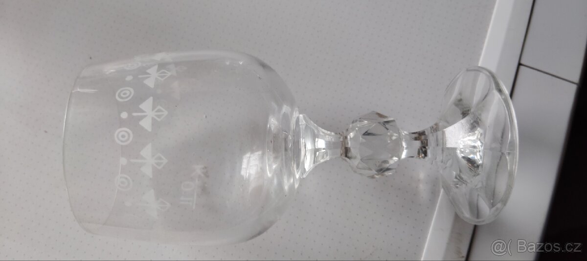 Retro sklenice restaurace a jídelny ČSR - 5