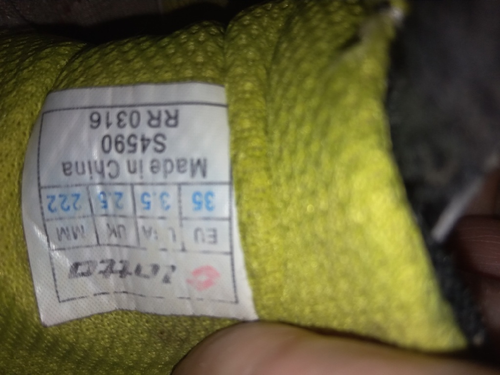 Dětské sportovní polobotky/tenisky Lotto, v. 35 - 5