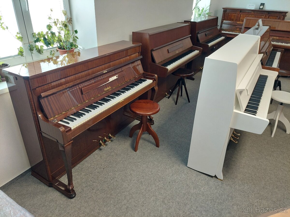 pianino PETROF - bílý lak po celkové opravě možnost pronájmu - 5